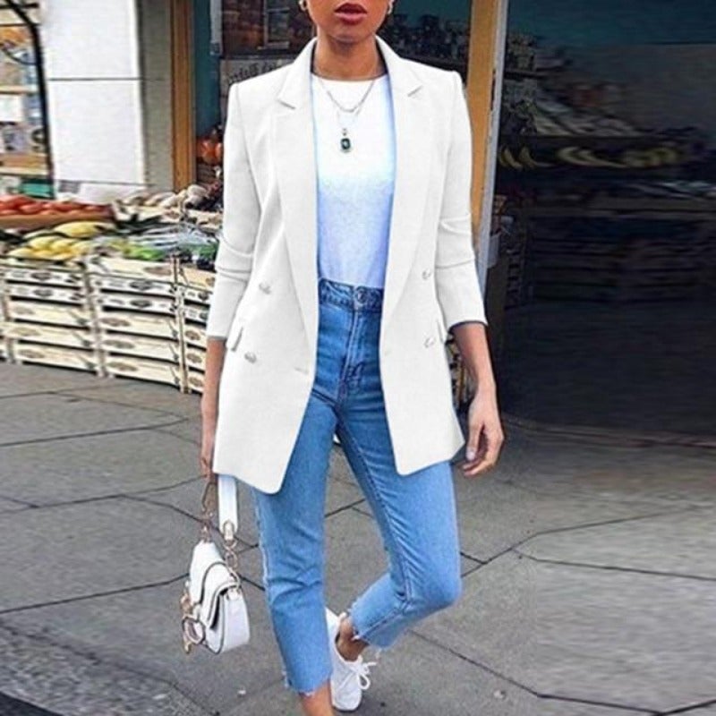 Variant image for Dam Blazer Lång Midja Snitt Bomull Polyester-51