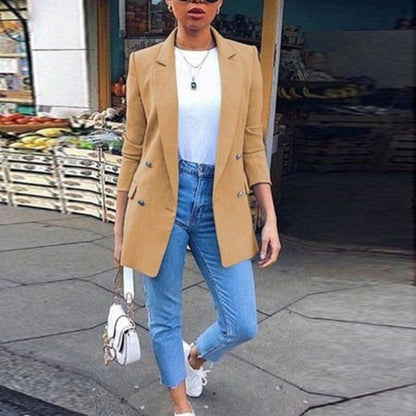 Variant image for Dam Blazer Lång Midja Snitt Bomull Polyester-41