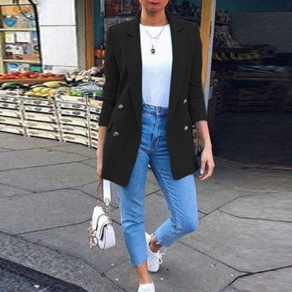 Variant image for Dam Blazer Lång Midja Snitt Bomull Polyester-67