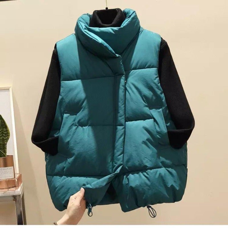 Dunväst Dam Vindtät Nylon för Höstpromenader och Fritidsaktiviteter-2
