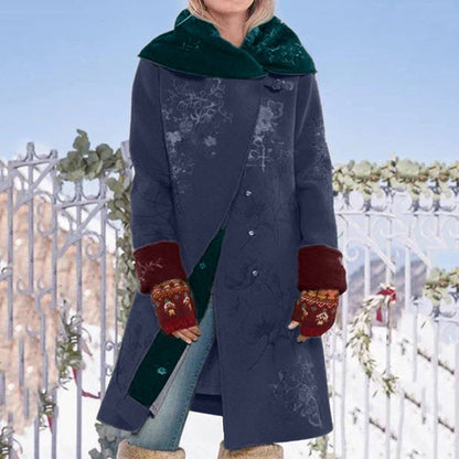 Variant image for Dam Kappa Blommönster Asymmetrisk Design Bekväm Bomull Polyester-17