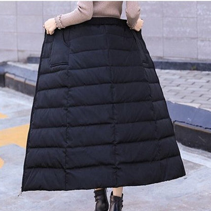 Dam Vinterkjol Knivad Polyester-2