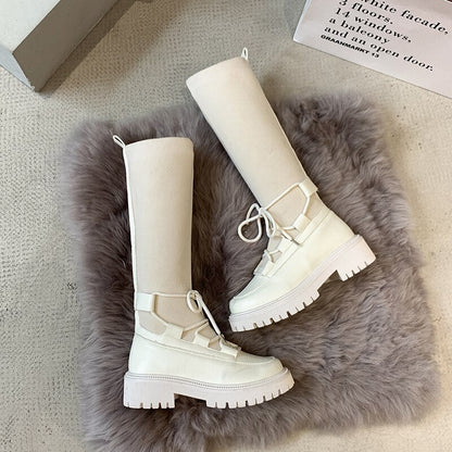 Dam Chelsea Stövlar Chunky Sula Ekosläder-2