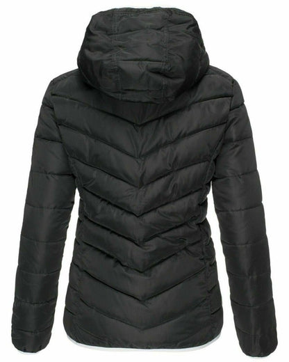 Dam Fritidsjacka Quiltrad Polyester och Bomull-2