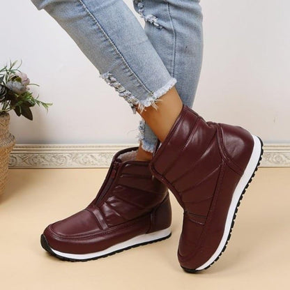 Variant image for Dam Sportiga Stövlar i Eco Läder med Dragkedja och Mjukt Foder-10