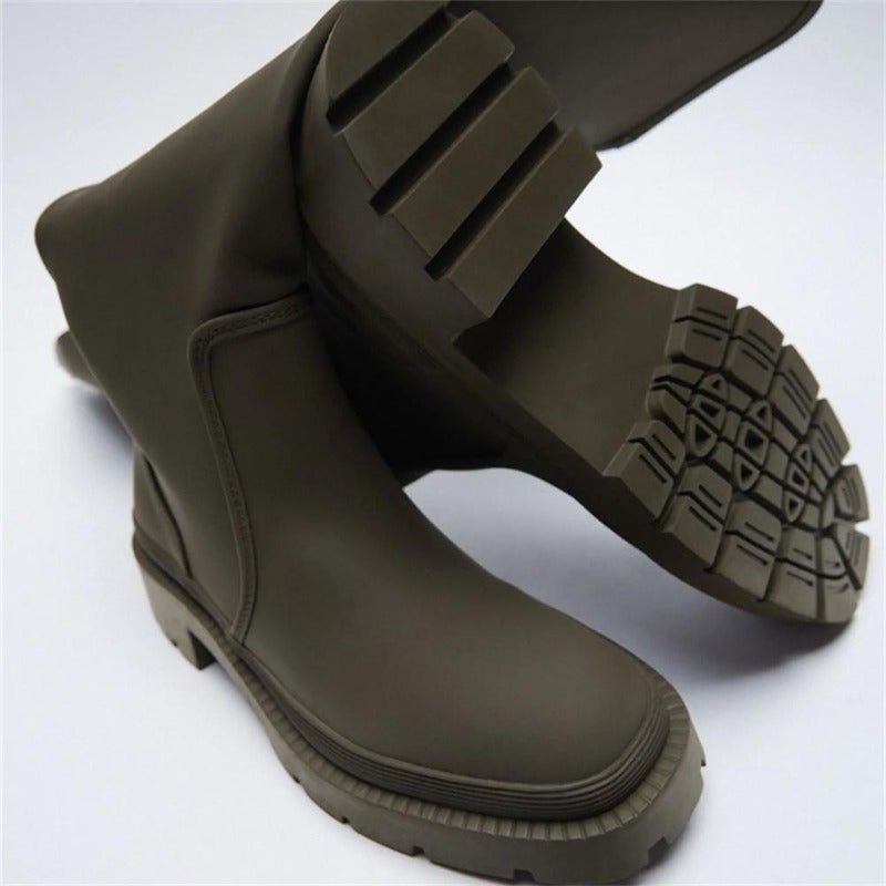 Dam Stövlar Plattform Ekoläder Elegant-4