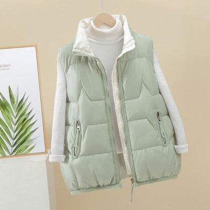 Variant image for Dunväst Dam Quiltad Bomull Polyester Trendig-2