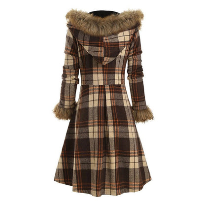 Dam Kort Trenchcoat Med Feminint Snitt Bomull Polyester-2