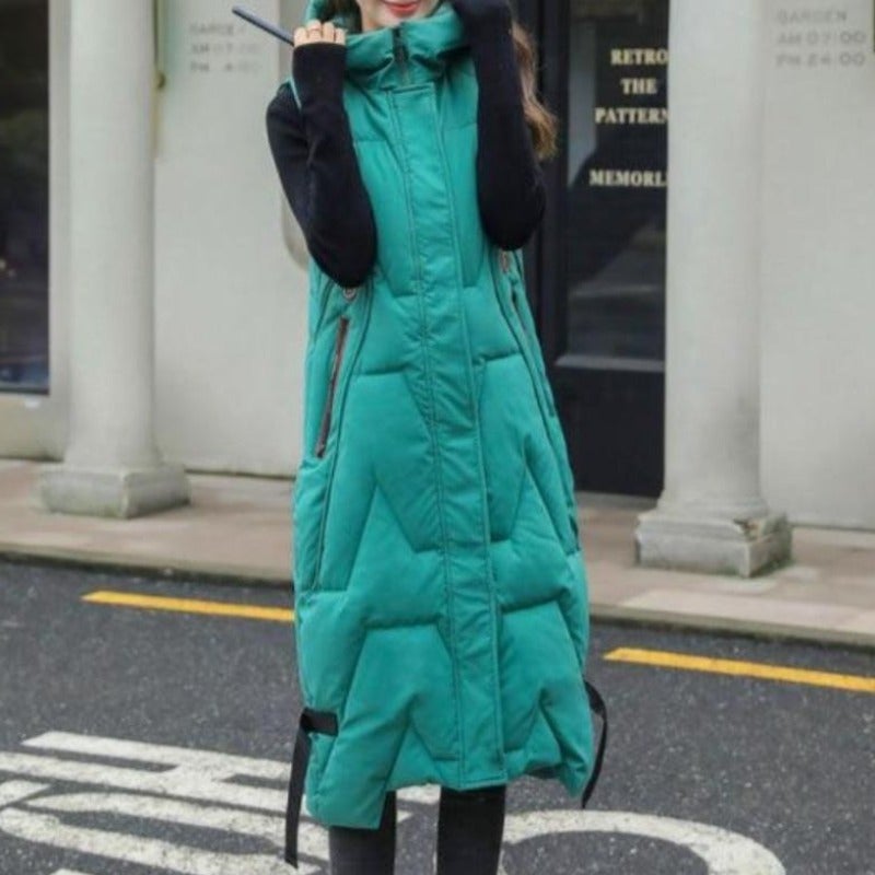 Variant image for Dam Lång Väst Sportig Vattenresistent Polyester Quiltad-1