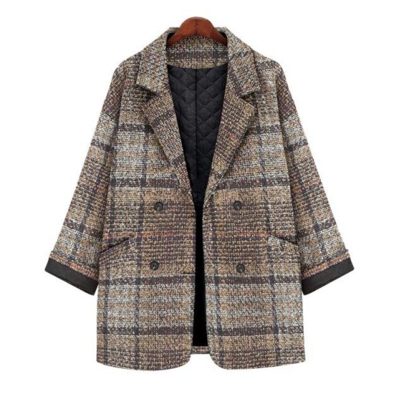 Dam Kort Kappa Klassisk Bomull Polyester-4