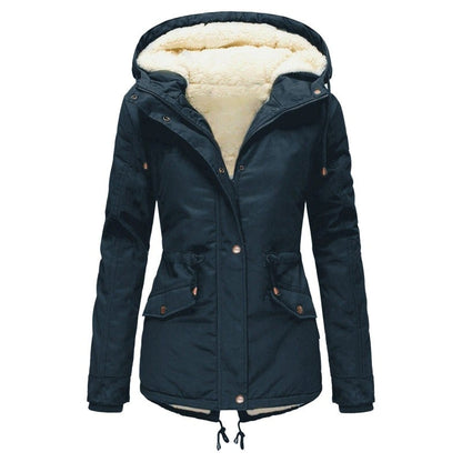 Variant image for Dam Parka Modern Design Justerbar Huva Bomull Polyester-6