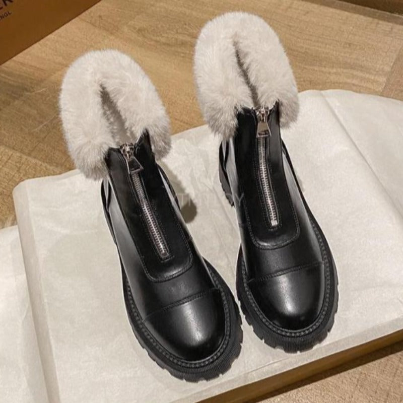 Dam Stövlar Chelsea Eco Leather Trendig Design-5