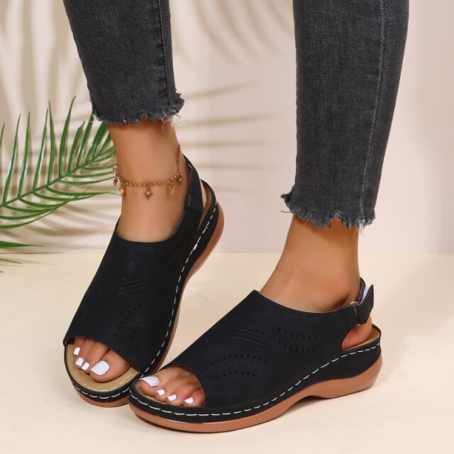 Variant image for Dam Clogs Läder Perforerade Detaljer-29