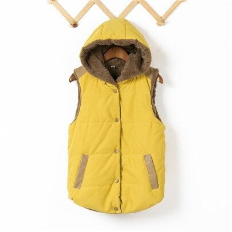 Dam Väst Vattenavvisande Med Huva Dunväst-6