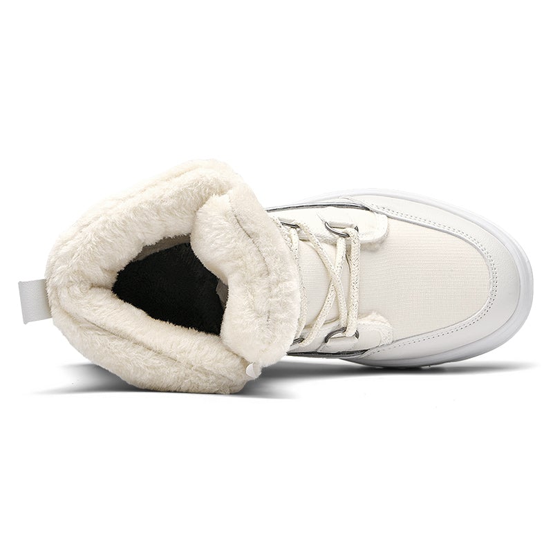 Fodrade Vinterstövlar Dam Snörning Eco Leather-2