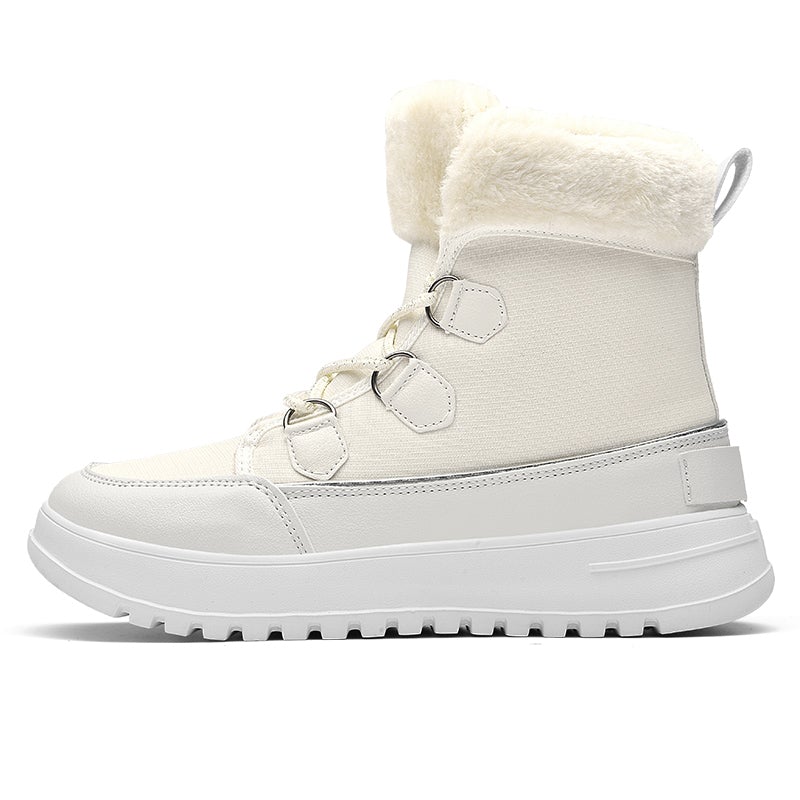 Fodrade Vinterstövlar Dam Snörning Eco Leather-4