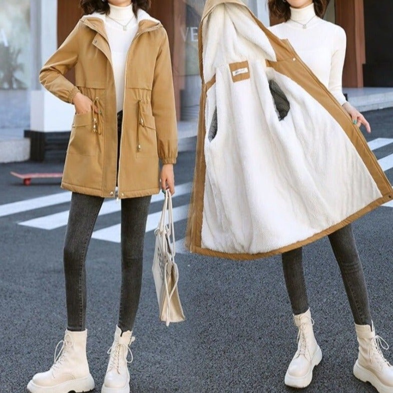 Variant image for Vinterjacka Dam Parkas Syntetisk Päls Bomull Polyester-1