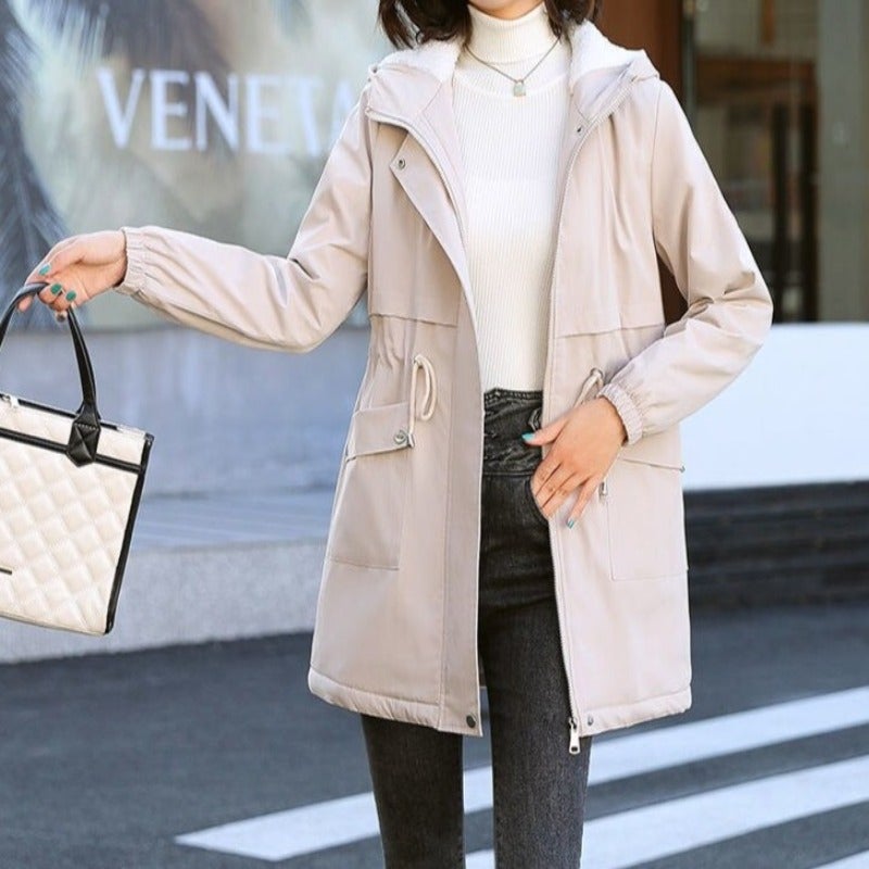 Variant image for Vinterjacka Dam Parkas Syntetisk Päls Bomull Polyester-6