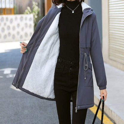 Variant image for Vinterjacka Dam Parkas Syntetisk Päls Bomull Polyester-11