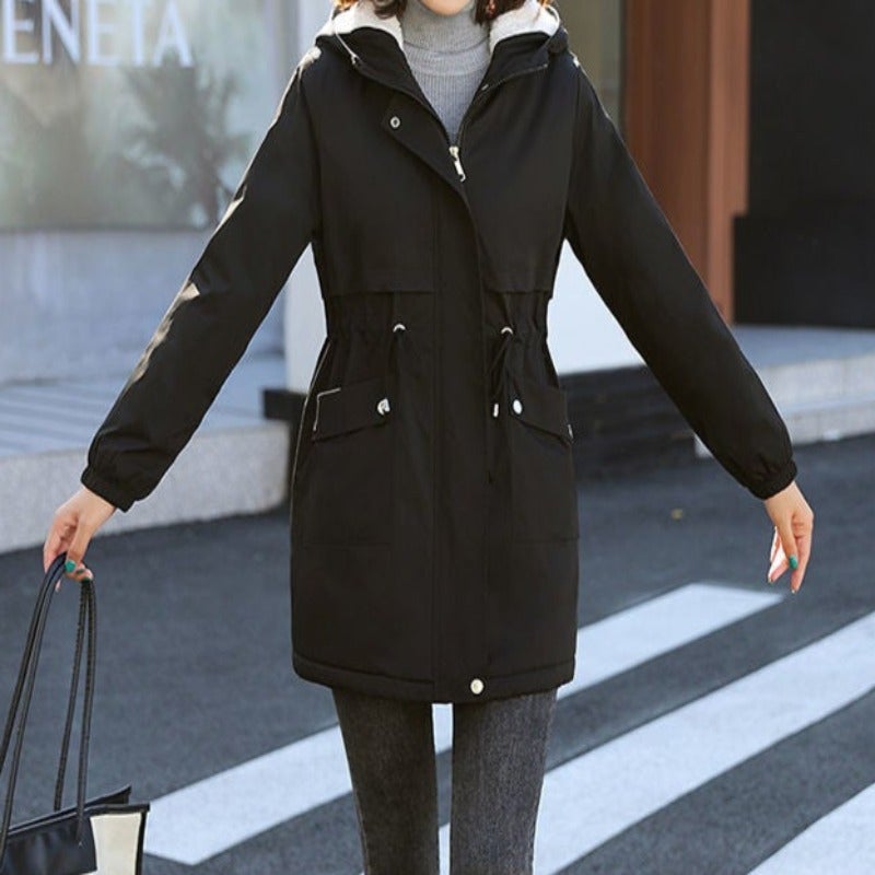 Variant image for Vinterjacka Dam Parkas Syntetisk Päls Bomull Polyester-16