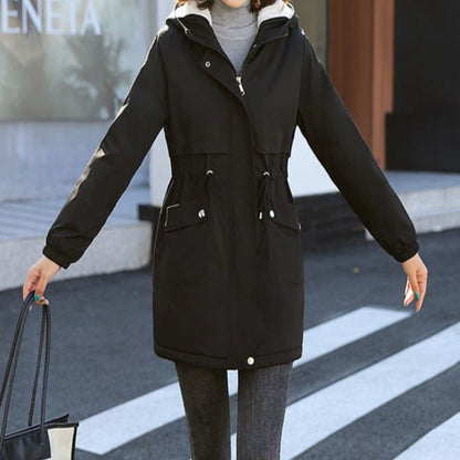 Variant image for Vinterjacka Dam Parkas Syntetisk Päls Bomull Polyester-16