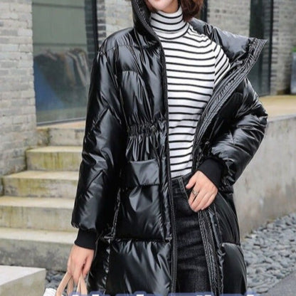 Damjacka Designer Hög Krage Polyester för Damer-6