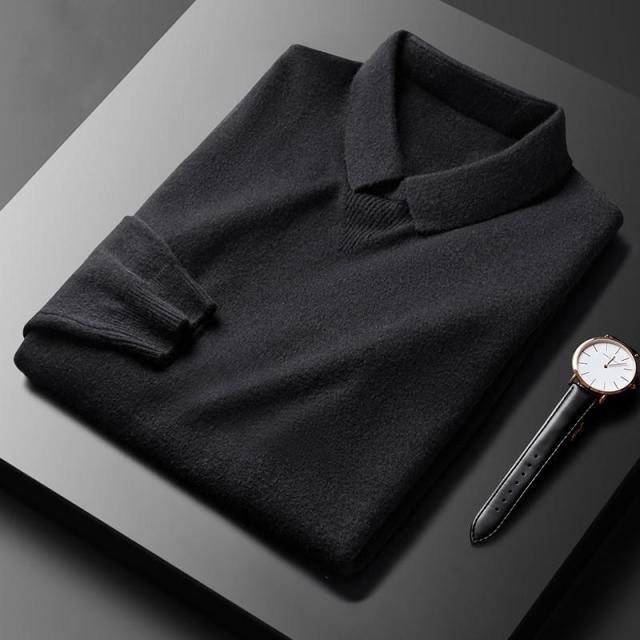 Lindex Stickad Dam Tröja Tidlös Design Kashmirmix-6