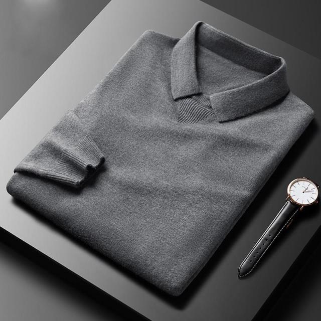 Lindex Stickad Dam Tröja Tidlös Design Kashmirmix-3
