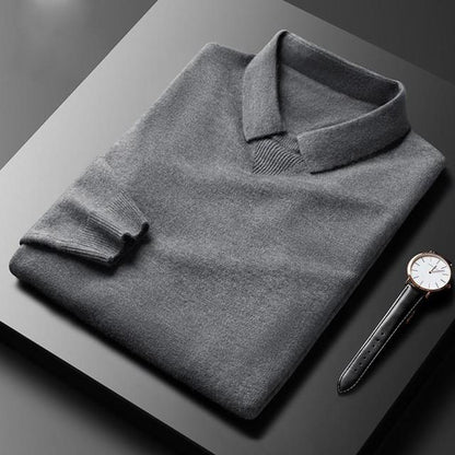Lindex Stickad Dam Tröja Tidlös Design Kashmirmix-3