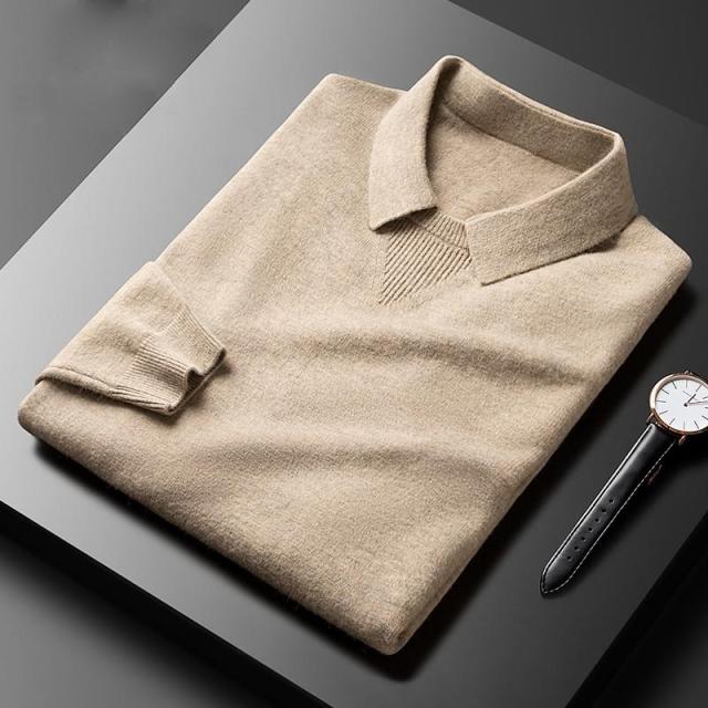 Lindex Stickad Dam Tröja Tidlös Design Kashmirmix-4