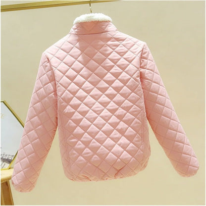 Dam Fritidsjacka Vindtät Kort Bomull Polyester-6