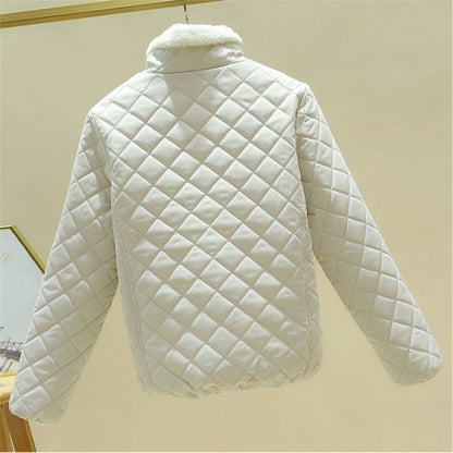 Dam Fritidsjacka Vindtät Kort Bomull Polyester-4