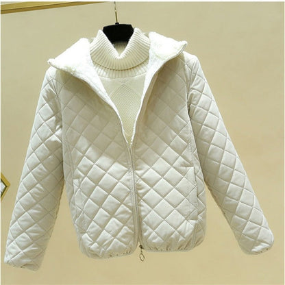 Dam Fritidsjacka Vindtät Kort Bomull Polyester-3