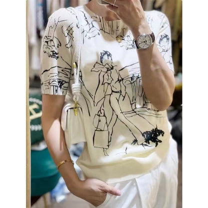 Kvinnors Lång Tröja Modern Design Mjuk Polyester Akryl Ull-3