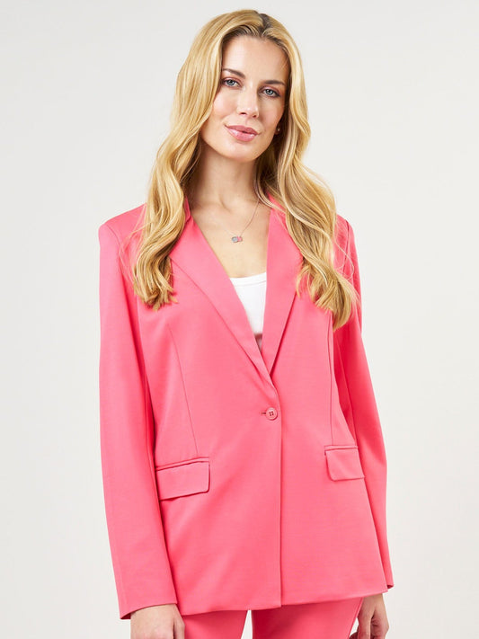 Dam Blus Skräddarsydd Denim Modern Knapplås-1