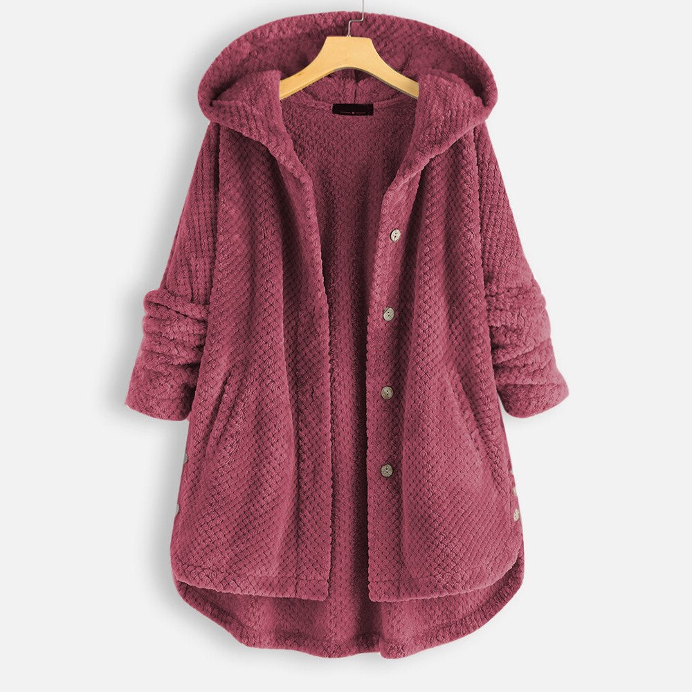 Variant image for Damjacka med Huva i Mjukt Polyester för Vinterbruk-13