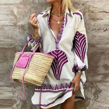 Fina Dam Klänningar Lätt och Luftig Design Polyester-2