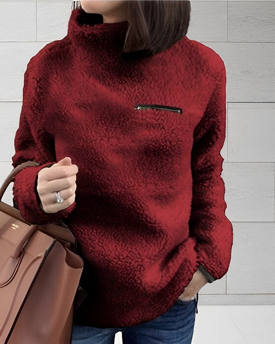 Variant image for Dam Turtleneck Vintertröja Överdimensionerad Ull-25