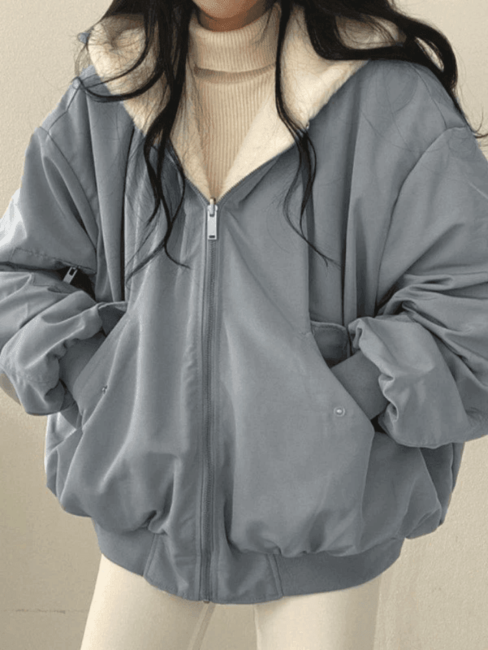 Damjacka Termisk Modern Polyester för Kalla Dagar 5