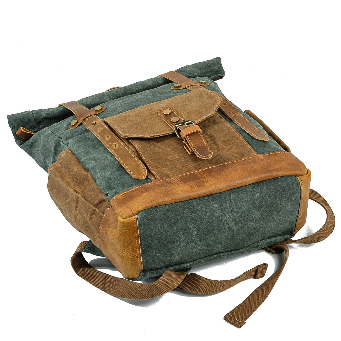 Unisex Ryggsäck Wolff-Top Vaxad Bomullsduk-5