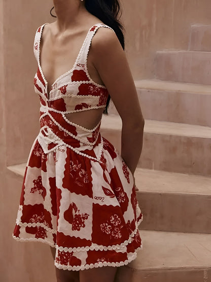 Kvinnors Romantisk Klänning Luftig Mjuk Material-4