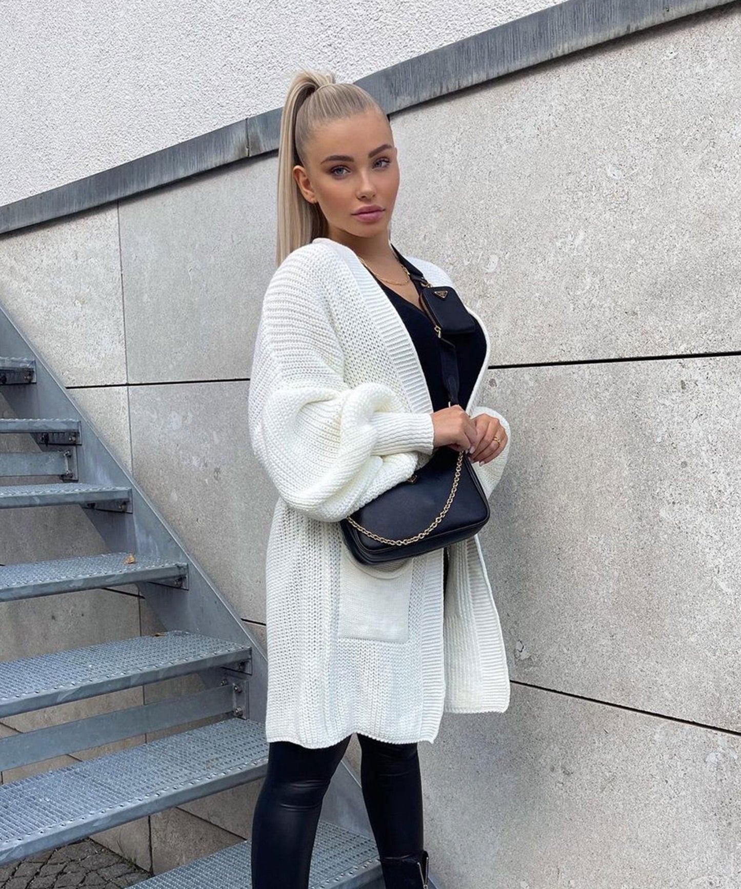 Dam Kort Klänning Mjukt Tyg Avslappnad Passform-3