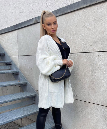 Dam Kort Klänning Mjukt Tyg Avslappnad Passform-3