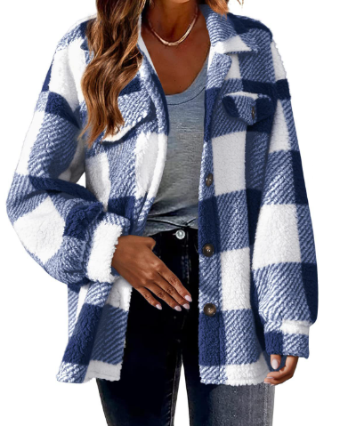 Variant image for Vadderad Jacka Dam Knappstängning Polyester med Bröstfickor-41