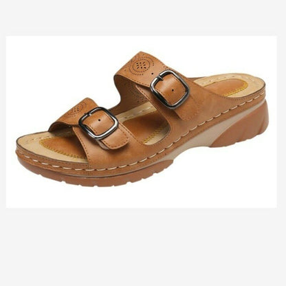 Kvinnors Sandaler Justerbara Syntetiskt Läder 3