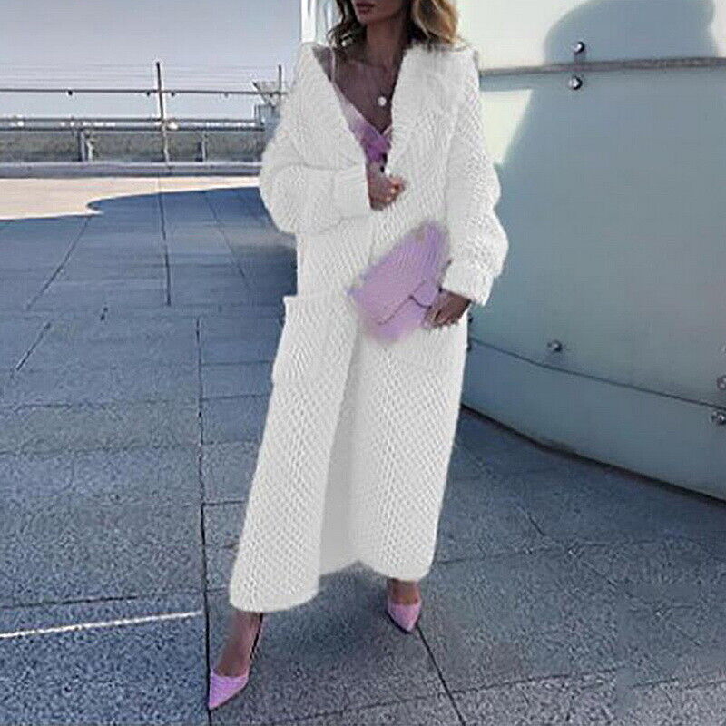 Dam Lång Kappa Pullover Vattentålig-2