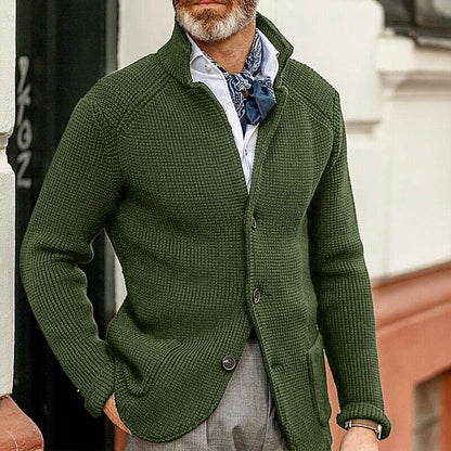 Variant image for Herren-Cardigan-Jacke, weiche Acrylmischung, für Komfort und Stil-19