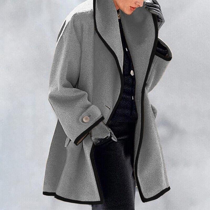 Damjacka Vinter Elegant Högkvalitativt Material 11