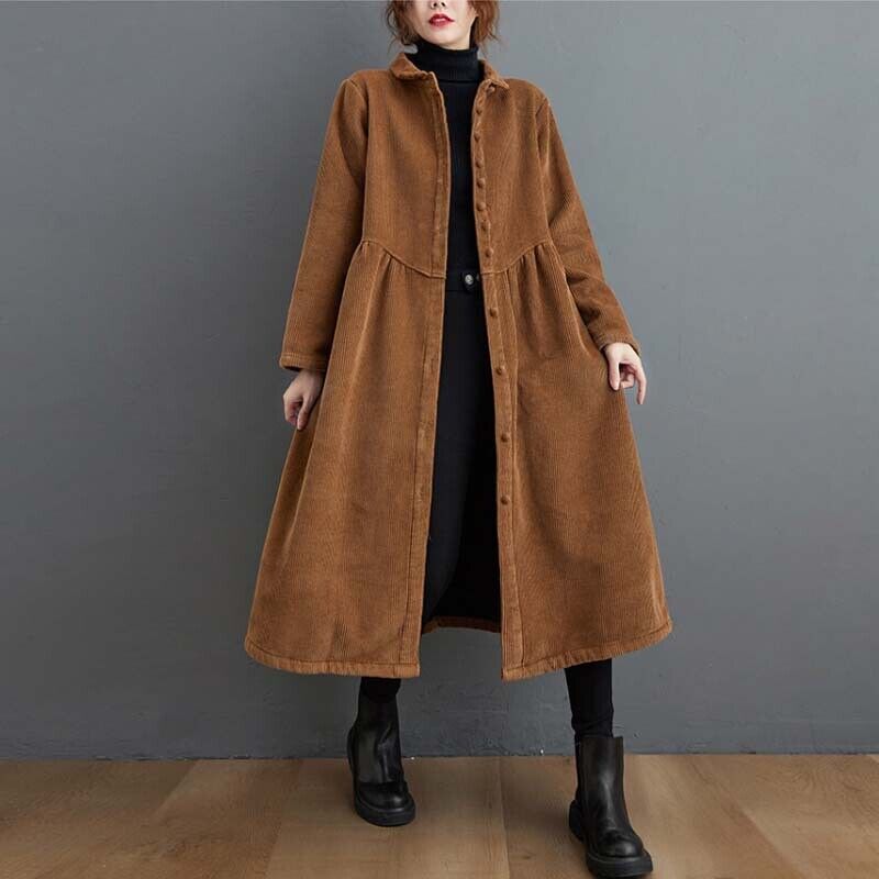 Damens Cinch Rock Fransk Corduroy Elegant Design 3