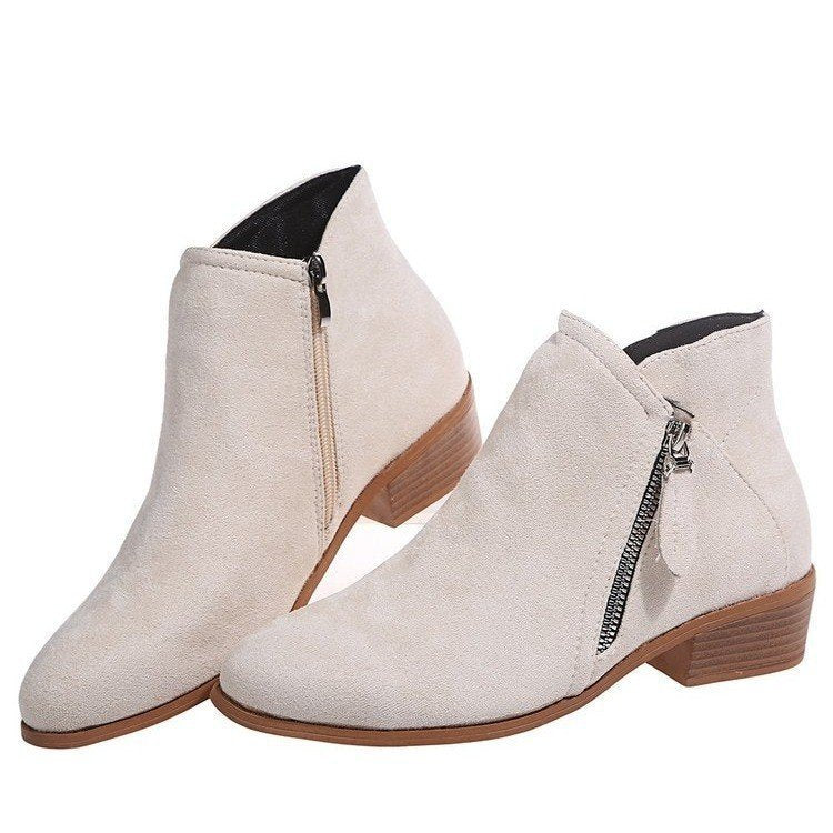Variant image for Dam Stövlar Mocka Vegan Velourläder Elegant Komfort-25